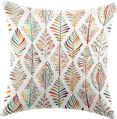 Подушка квадратная Cortin «Растительные ромбы»