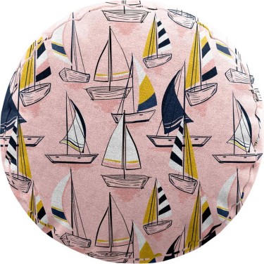 Подушка круглая Cortin «Парусная регата»