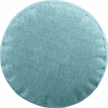 Подушка круглая Cortin лён кашемир голубой
