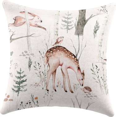 Подушка квадратная Cortin «Скандинавский питомник»