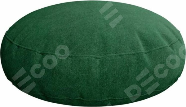 Подушка круглая Cortin вельвет зелёный