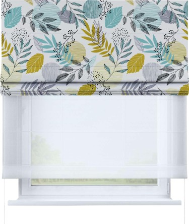 Римская штора «Кортин» день-ночь «Альпийский луг»