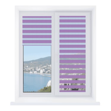 Рулонная штора День-ночь Уни 2 Basic сиреневый New, размеры от 20 до 120 см