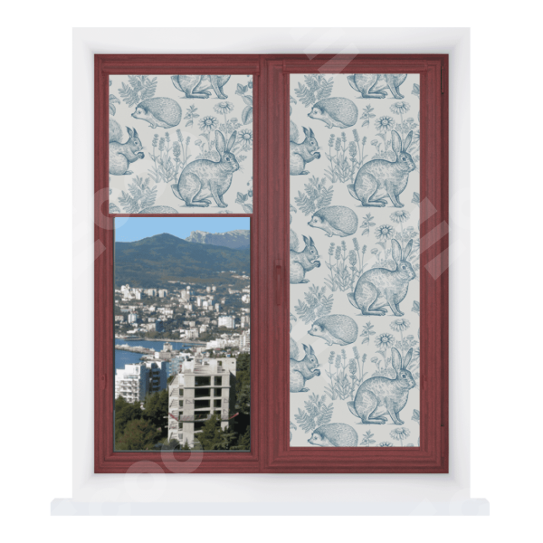 Рулонная штора Уни 2 с принтом На лугу