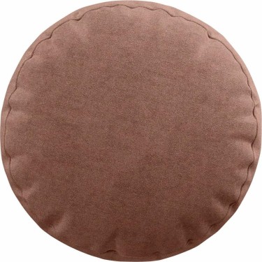 Подушка круглая Cortin лён блэкаут розовый