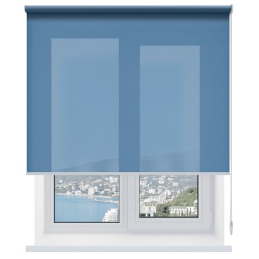 Рулонная штора Респект DM 94 синий