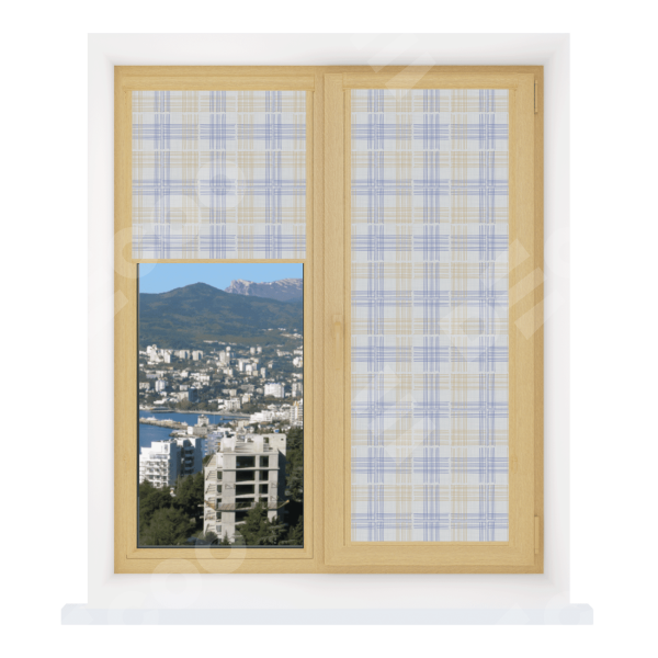 Рулонная штора Уни 2 с принтом Клетки кантри