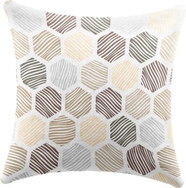 Подушка квадратная Cortin «Мозаика соты»