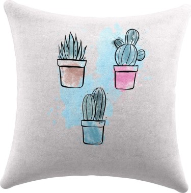 Подушка квадратная Cortin «Кактусовая оранжерея»