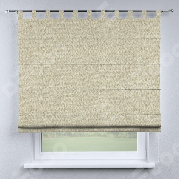 Римская штора на петлях «Кортин», стиф димаут светло-бежевый