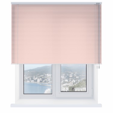 Горизонтальные жалюзи персиковые 2307 жемчуг