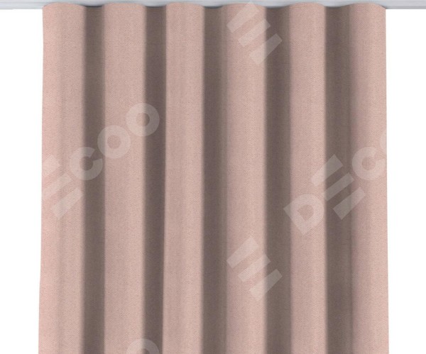 Комплект штор на тесьме «Волна», ткань блэкаут с блеском сиреневый