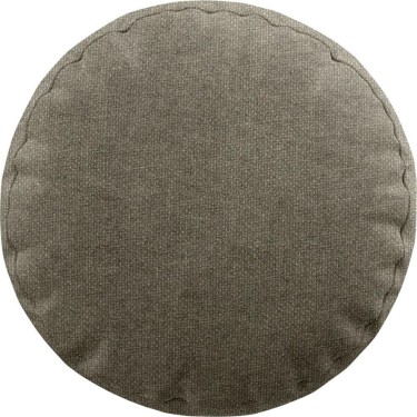Подушка круглая Cortin лён димаут серо-зелёный