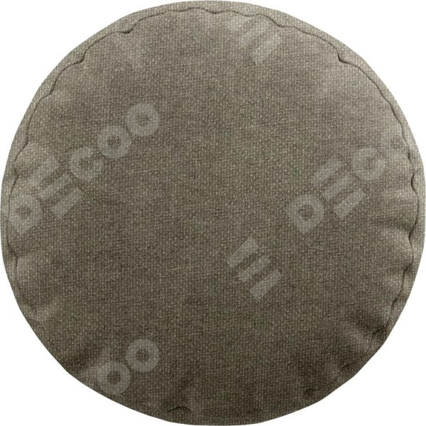 Подушка круглая Cortin лён димаут серо-зелёный