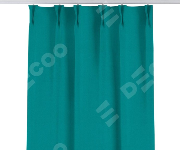 Шторы на тесьме «Кустик» 2 шт, бирюзовые, от 100 см