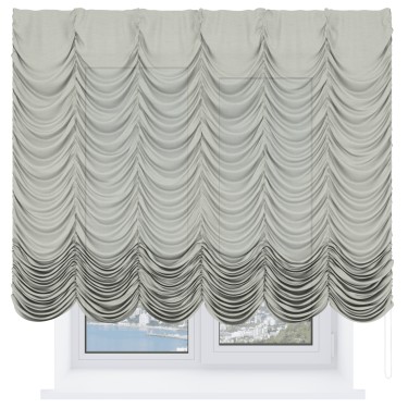 Французская штора «Cortin», лён топлёное молоко