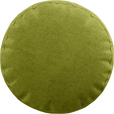 Подушка круглая «Кортин» канвас зелёное яблоко