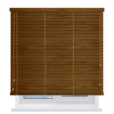 Бамбуковые жалюзи 50 мм. вишня
