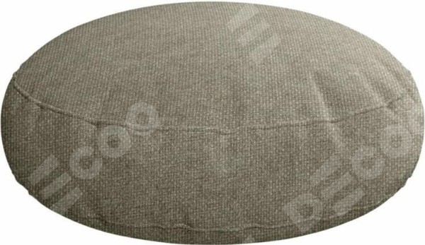 Подушка круглая Cortin лён димаут серо-зелёный