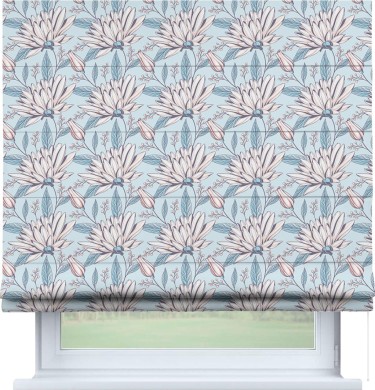 Римская штора «Кортин» для проема «Романтическое утро»