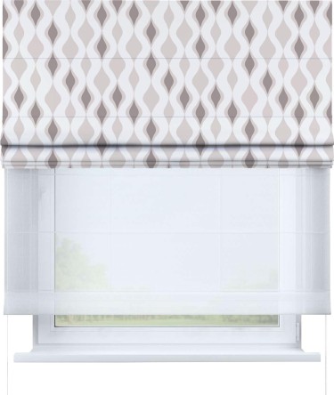 Римская штора «Кортин» день-ночь «Соната»