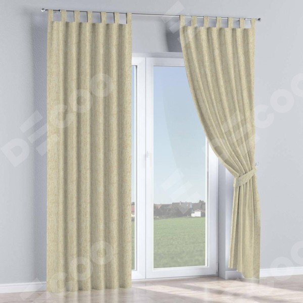 Комплект штор на петлях стиф димаут светло-бежевый