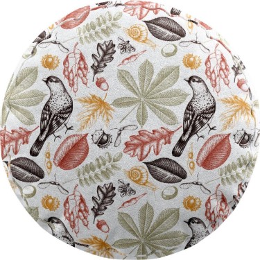 Подушка круглая Cortin «Краски осени»