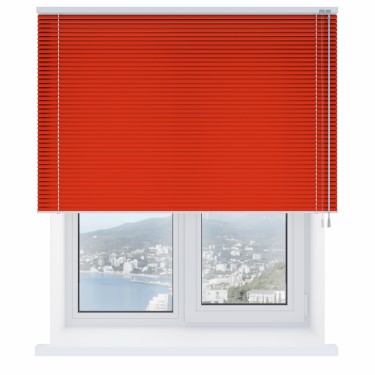 Горизонтальные жалюзи 200 красные