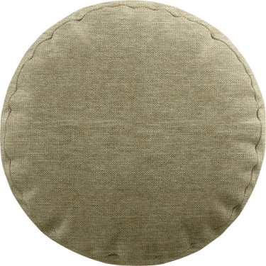 Подушка круглая Cortin лён димаут тёмно-бежевый