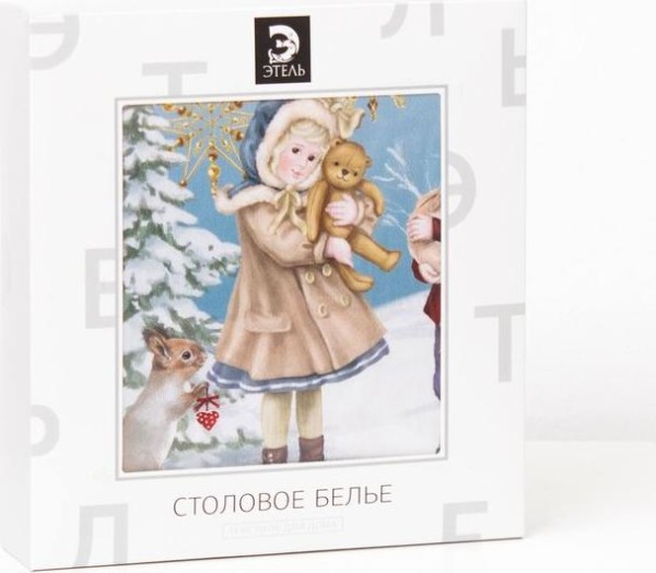 Скатерть Этель "Christmas time" 150х180см +/-3см с ГМВО, хл100%