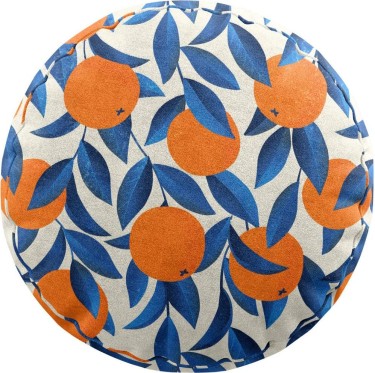 Подушка круглая Cortin «Апельсиновое настроение»