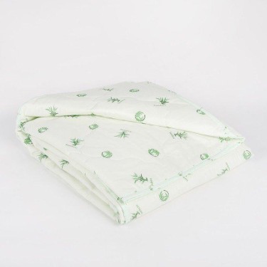 Одеяло облегчённое Адамас "Бамбук", размер 140х205 ± 5 см, 200гр/м2, чехол тик
